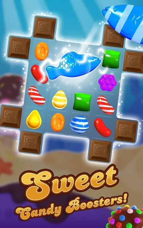 الحلوى في لعبة Candy Crush Saga ووظفها